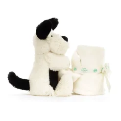 Bashful Black & Cream Puppy Soother