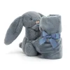 Bashful Dusky Blue Bunny Soother
