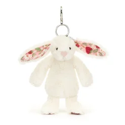 Blossom Cream Bunny 'Berry' Bag Charm