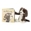 My Dad and Me Book and Bashful Fudge Puppy Medium