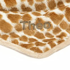 Personalised Bashful Giraffe Blankie
