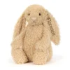 Personalised Bashful Luxe Bunny Curly Big