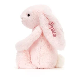Personalised Bashful Pink Bunny Medium