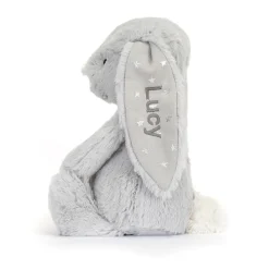 Personalised Bashful Shimmer Bunny Medium