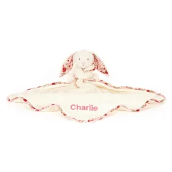 Personalised Blossom Cream Bunny 'Berry' Soother