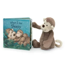 When I Am Sleepy Book and Bashful Monkey Medium